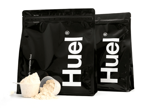 Huel Black Edition nutrient-dense protein shake mix.