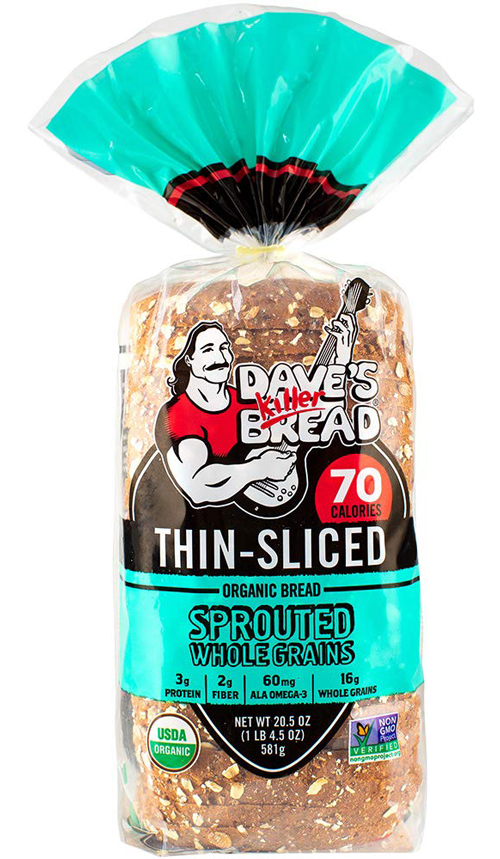 Killer Dave's Sprouted Whole Grain Bread